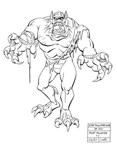 an image of a cartoon character from the animated movie monsters, with his claws spread out and