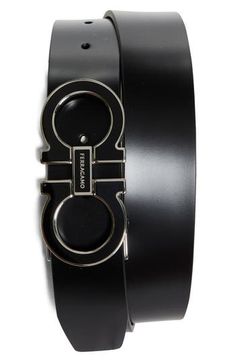 Smooth calfskin leather defines a stylish Italian belt with a bold brand buckle. Leather Made in Italy Black And Gold Watch, Salvatore Ferragamo Men, Summer Wardrobe Essentials, Ferragamo Men, Wedding Guest Shoes, Gold Watch Men, Gold Belts, Sneaker Slippers, Modern Shop