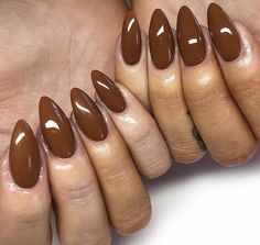 Brianna Smith, Handy Dandy, Honey Brown, Nail Extensions, Mani Pedi, Nude Nails, Dandy, Almond Nails