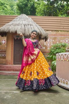 Yellow Navratri Specials Pure Cotton Gamthi Work Full Stitched Lehenga Choli, Lehenga Choli for USA Women, Navratri Lehenga, Lehenga. - Etsy Mirror Work Choli, Gajji Silk Dupatta, Garba Outfit, Navratri Lehenga, Garba Dress, Vibrant Aesthetic, Navratri Collection, Navratri Dress, Yellow Lehenga