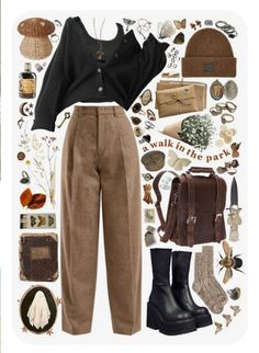 Dark Cottagecore Outfits, Acubi Outfit, Academia Aesthetic Outfit, Acubi Fashion, Cottagecore Outfit, Cottagecore Outfits, Cottagecore Fairy