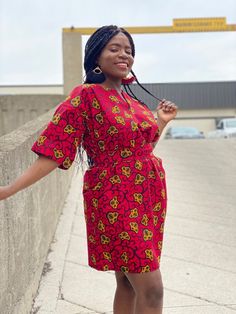 African print wax fabric Includes pockets and matching belt Loose fitNo zipperHigh neckline (front and back)Above the knee lengthShortsleeve UnlinedProcessing time: 2-3 business days  Model is wearing a size 10Size chartXS (2-4): Bust 31-33” Waist 22-25” Hips 32-35”S (6-8) : Bust 34-36” Waist 26-28” Hips 36-38��”M (10) : Bust 37-39” Waist 29-31” Hips 39-41”L (12) : Bust 40-42” Waist 32-34” Hips 42-44”XL (14) : Bust 43-45” Waist 36-38” Hips 45-48”2XL (16): Bust 46-48” Waist 40-42” Hips 49-51”3XL (1 Short Bubu Dress, Shift Dress Ankara, Ankara Shift Dress, Short Dress Summer, Summer Gown, Bubu Dress, Summer Gowns, Ankara Short, African Print Maxi Skirt