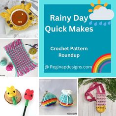 crochet pattern roundup rainy day quick makes for kids and adults to make