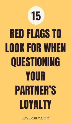 If you're starting to question your partner's loyalty, these 15 red flags could reveal troubling signs of distance, dishonesty, or emotional disengagement. Awareness is the first step to addressing the issue.