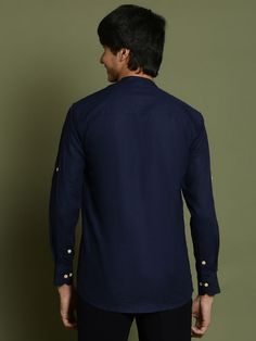 YUVA By VASTRAMAY Boys Navy Blue Short Kurta Classic navy blue short kurta, perfect for everyday wear or special occasions. Made from a comfortable cotton blend, this kurta features a mandarin collar, full sleeves that can be rolled up, and a curved hem. Dry clean only. Key Features: Navy blue color Cotton blend fabric Mandarin collar Full sleeves (roll-up) Short length Curved hem Specifications: Top Fabric: Cotton Blend Material & Care: Dry clean only Legal Disclaimer: The product is guaranteed Blue Casual Straight Kurta, Casual Blue Kurta For Festive Occasions, Blue Casual Kurta For Festive Occasions, Blue Festive Casual Kurta, Casual Blue Festive Kurta, Blue Casual Festive Kurta, Casual Indigo Kurta For Summer, Blue Cotton Kurta With Relaxed Fit, Blue Cotton Straight Kurta Tops