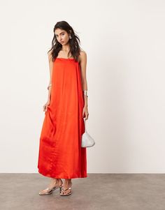 ASOS EDITION statement strappy cami maxi dress in red | ASOS Red Maxi Dress With Straight Neckline For Summer, Red Maxi Dress With Spaghetti Straps, Summer Evening Maxi Dress With Straight Neckline, Red Maxi Length Slip Dress For Date Night, Red Maxi Length Slip Dress For Summer, Strapless Red Maxi Dress For Spring, Red Maxi Slip Dress For Summer, Red Midi Dress With Straight Neckline For Summer, Cami Maxi Dress