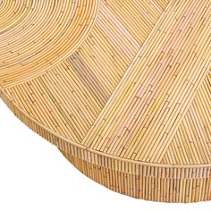 an image of a round table made out of bamboo