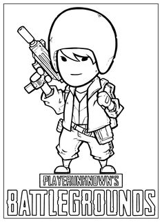 PUBG Coloring Pages - Coloring Pages For Kids And Adults Coloring Pages For Kids