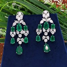 ad eBay - Zambian Pear Emerald Dangle Earrings H/SI Diamond 14k White Gold Gift 28.59 Tcw. - Buy Now, click the link (eBay) Pear-shaped Diamond Earrings With 17 Jewels, Green Diamond Chandelier Drop Earrings, Green Diamond Bridal Earrings For Formal Occasions, White Gold Pear-shaped Earrings, Fine Jewelry Pear-shaped Chandelier Earrings For Formal Events, Formal Green Diamond Bridal Earrings, Formal Pear-shaped Chandelier Earrings, Emerald Pear-shaped Fine Jewelry Earrings, Green Diamond Pierced Earrings