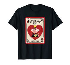 a t - shirt with an image of a man holding a heart and the words off with