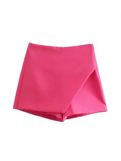 This is perfect for those who are looking for a clothing for a good price. It is fashionable, stylish, and it will look great on anyone who wears it. Do you wanahavit? Woman Streetwear, Skirts Vintage, Short Pollera, Pyjama Satin, Hot Shorts, Style Shorts, Shorts Skirts, Asymmetrical Skirt, Summer Fabrics