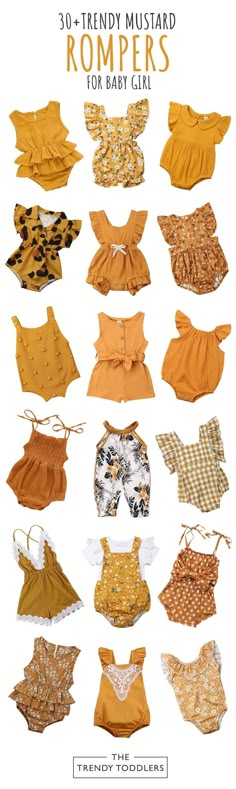 pinterest: camilleelyse ♡ Mustard Outfits, Types Of Clothes, Baby Dress Design, Baby Clothes Patterns, Dresses Kids Girl