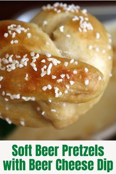 A close up shot of a soft beer cheese pretzel with pretzel salt. Pretzels With Beer Cheese, Cheese Pretzels, Beer Pretzels, Pretzel Dough, Pretzel Shape, Pretzel Cheese, Baking Soda Bath, Beer Cheese Dip, Seasonal Cooking