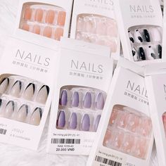 Fake Nails Kit, Nails Set, Pretty Gel Nails, Angel Christmas, Fake Nail