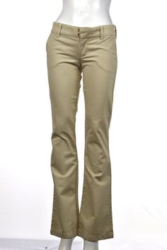 Fitted Khaki Chinos For Spring, Fitted Khaki Cargo Pants, Beige Full-length Chinos For Spring, Couture Style, Tops And Blouses, Beige Pants, Shorts Skirts, Womens Pants, Catherine Malandrino