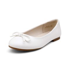 PRICES MAY VARY. Easy On & Off: Slip-on design makes these ballerina flat shoes easy to take on and off for your little girl. Classic Style: The classic round toe and cute little bowknot design make these dress shoes classic, adorable and elegant. Comfortable: With breathable latex insole, ultra soft PU lining and flexible slip-resistant TPR outsole, these girls' flats provide all day comfort for your little princess. Feet & Toe Protection: Padded cotton on the back heel helps prevent your littl Shoes For Wedding, Shoes Ballet Flats, Flower Girl Shoes, Girls Dress Shoes, Pretty Ballerinas, Girls Flats, Ballerina Girl, Ballerina Shoes Flats, Shoes Classic