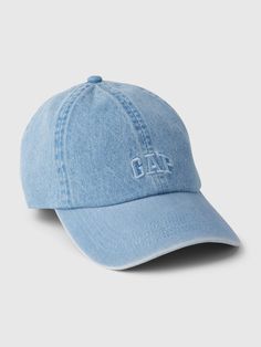 Soft 6-panel baseball cap.  Gap arch logo at front.  Curved brim.  Adjustable buckle closure at back.  For more fit and sizing info, check out our Size Guide. Gap Brand, Cap Outfit, Denim Cap, Gap Logo, Arch Logo, Logo Baseball, Gender Equality, Support People, Toddler Christmas