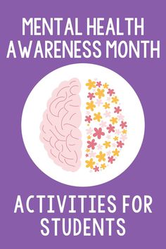 Want to celebrate Mental Health Awareness Month at your school? This blog post includes lesson and activity ideas to help kids learn about what mental health is and how they can take care of their minds. This month is a great time to share about the importance of mental health and to work to decrease the stigma surrounding mental illness. Mental Health Elementary School Activities, School Wellness Ideas, Mental Health Lessons For Kids, Mental Health Day Activities Eyfs, Mental Health Week Activity Ideas, Kids Mental Health Activity, Mental Health Activity Ideas High School, Mental Health Work Activities, Mental Health Activity For Kids