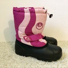 Kamik Winter Snow Boots Insulated & Waterproof Hook & look and gusset top closure and adjust to keep snow out. Size: Girls 6 Youth Color: Pink Excellent preowned condition. Minor wear from normal use. Pink Winter Boots For School, Winter Snow Boots, Winter Snow, Snow Boots, Winter Boot, Pink Girl, Boots, Pink, How To Wear