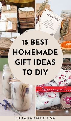 the best homemade gift ideas to diy