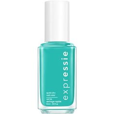 bring the beat - teal quick dry nail polish - essie Teal Nail Polish, Quick Dry Nail Polish, Teal Nails, Dry Nails Quick, Dry Nail Polish, Essie Nail Polish, Dry Nails, Halloween Ideas