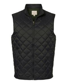 Vintage Diamond Quilted Vest - BLACK - S | Weatherproof Vintage Diamond Quilted Vest in Black Size Small | Nylon