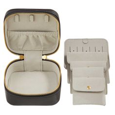 Privacy Travel Jewelry Case - Leather Travel Jewelry Case Elegant Travel Organizer, Rectangular Shape, Modern Jewelry With Magnetic Closure For Gift, Elegant Rectangular Travel Organizer, Compact Portable Jewelry Storage For Everyday, Adjustable Rectangular Jewelry Storage For Travel, Elegant Rectangular Jewelry Storage For Everyday Use, Elegant Rectangular Jewelry Storage For Personal Use, Adjustable Jewelry With Magnetic Closure As Gift, Elegant Compact Jewelry Storage For Everyday Use