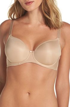 Fantasie Seamless Underwire Balconette Bra | Nordstrom Elegant Full Cup Bra With Soft Touch, Elegant Full Cup Soft Touch Bra, Fitted Smoothing Bra, Supportive Underwire Bra In Beige, Elegant Full Coverage Micro-elastic Bra, Elegant Full Coverage Smoothing Bra, Beige Seamless Full Cup Bra, Elegant Underwire Nursing Bra With Soft Touch, Full Coverage Fitted Smoothing Bra