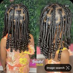 Big Plaits Hairstyles Black Women, Toddler Knotless Braids With Curly Ends, Long Lasting Hairstyles Black, Black Daughter Hairstyles Braids, Kids Plaits Girls Hair Ideas Black, Back To School Hairstyles For Black Kids, Big Braids For Kids, Black Girls Hairstyles For Kids Easy, Braids For Little Black Girls Kids