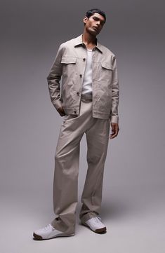 Modern polish defines these straight-leg trousers cut from a linen and cotton blend with added stretch for effortless movement. 30" inseam; 19" leg opening; 12 1/2" front rise; 16" back rise (size 32x30) Zip fly with hook-and-bar closure Front slant pockets; back welt pockets 53% linen, 45% cotton, 2% elastane Dry clean Imported Men Fashion Summer, Rollerball Perfume, Suit Trousers, Co Ords, Fragrance Design, Straight Leg Trousers, Trouser Suits, Free Fabric, Welt Pockets