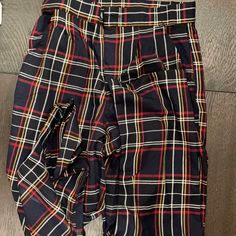 Urban Outfitters Urban Renewal Plaid Pants Size Xs Extra Small Looks Like Some Sort Of Super Dark Blue Color Trousers 1comp/Left/Cab/2fromtop 1comp/Left/Cd Cheap Short-length Plaid Bottoms, Urban Outfitters Trousers, Brown Flare Pants, Bohemian Rompers, Pinstripe Jumpsuit, Brown Flares, Checkered Pants, Super Dark, Urban Outfitters Pants