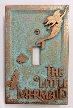 the little mermaid light switch plate cover