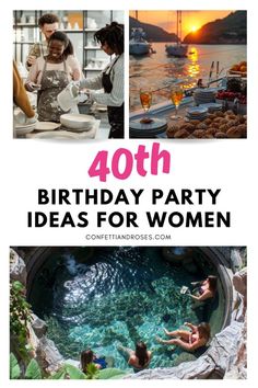 birthday party ideas for women that are fun and easy to do with the kids in the pool