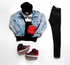 Outfit Grid Men, Air Jordan Outfit, Womens Streetwear, Jordan Fits, Sneakers Outfit Men, Sneaker Outfits, Dope Outfits For Guys, Jordan Outfits, Mens Trendy Outfits