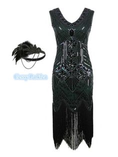 Trendy Fashion Z-C2-3 Ladies Black 1920s Roaring 20s Flapper Gatsby Costume Sequins 8-20, Fashion Womens Dresses Black 1920s Flapper Dress For Costume Party, Black Flapper Dress For Costume Party, 1920s Fitted Black Flapper Dress, Vintage Black Flapper Dress, Vintage Black Flapper Dress For Night Out, Black Vintage Flapper Dress For Night Out, Black Formal Flapper Dress, Vintage Black Flapper Dress For Formal Occasions, Black Vintage Flapper Dress For Vintage Events