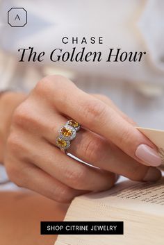 What if we told you that every second can be a golden hour moment with citrine? This November birthstone is your key to getting that glow-up you've wanted. Click to shop now. November Birthstone Jewelry, Rings And Bracelets, Birthstone Pendant