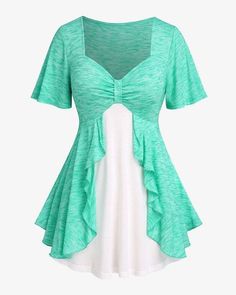 Fashionable Blouses, Cute Plus Size Clothes, Designs Clothes, Kurti Pattern, Fashion Empire, Dream Prom Dress, Happy Clothes, Plus Size Summer Outfit, Trendy Fashion Tops