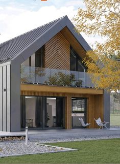 an image of a modern house in the daytime