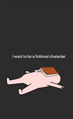 a cartoon character laying on its back with the caption i want to be a national character