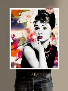 Audrey Hepburn   Wall Art  Dorm Room Art  by PersonalPosters4U, $29.00 Audrey Hepburn Poster, Audrey Hepburn Wall Art, Audrey Hepburn Quotes, Natalie Wood, Cultura Pop, Audrey Hepburn, Amazing Art, Beautiful Art, Poster Art