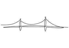 a black and white line drawing of a bridge