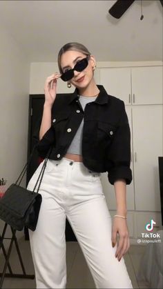 Casual Oufits, Casual Chic Outfits, Fashion Top Outfits, High Street Fashion, Casual Day Outfits, Looks Black, Causual Outfits, Casual Chic Outfit