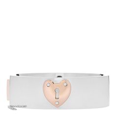 This is an authentic TIFFANY Sterling Silver 18K Rose Gold Heart Lock Hinged Bangle Bracelet. The bracelet is crafted of sterling silver and features a wide band with an 18 karat rose gold heart lock and key motif. Heart Lock And Key, Heart Lock, Rose Gold Heart, Lock And Key, Hinged Bangle, Beautiful Heart, Wide Bands, Gold Heart, 18k Rose Gold