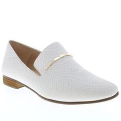 Create A Sleek And Polished Look In The Clarks Pure Viola Trim Leather Slip-On Loafer With Metal Bit. Features A Square Toe And A High Vamp For Ultimatefoot Coverage.Soft Leather Lining With A Cushion Plus Leather-Lined Footbedfor All-Day Comfort And Support. Stacked Mini Heel On A Durable Rubberoutsole. Imported. Elegant White Slip-ons For Office, Elegant Slip-ons For Spring Galas, White Loafers For Spring Galas, Elegant White Loafers With Textured Sole, Chic White Slip-ons For Office, Elegant White Slip-ons With Textured Sole, Elegant White Closed Toe Slip-ons, Elegant Loafers For Spring Galas, Elegant White Slip-ons With Flat Heel