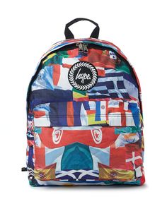 Hype Backpack in Flags Print Flag Bag, Flag, For Men