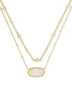 Layering is easier than ever with our Elisa Gold Multi Strand Necklace in Iridescent Drusy, featuring an iconic KS pendant pre-styled with a thoughtfully designed double chain. Multi Strand Necklace Gold, Kendra Scott Necklace Elisa, Kendra Scott Elisa, Cute Necklaces, Boston Shearling, Birkenstock Boston Shearling, Preppy Jewelry, Summer Wishlist, Kendra Scott Necklace