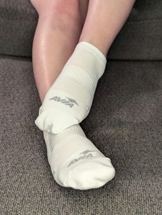 White Avia Ankle Socks - worn all day on cute feet Johnson City Tn, Womens Lingerie, Johnson City, Ankle Socks, Women Lingerie, Labour Day, Bathing Beauties, Pie, Socks