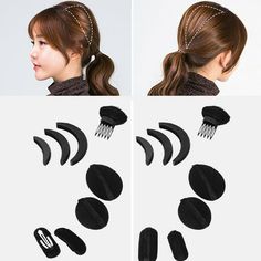 Description: Our bump it up volume clip is easy to use and make your hairstyle look puffy and heavy, which is convenient to make adorable hair styles for long, short,thin or thick hair. There is no need for additional auxiliary tools and worry about the clip falling off, and it will stay firmly in your hair. Made of premium sponge material, the bump it up volume is soft and durable to use. The length of the product is about 14cm, the width is about 10cm, and the height is about 4cm. It is suitab Bump It Hairstyles, Hair Bump Hairstyles, Hair Bases, Hair Bump, Reusable Sponge, Hair Sponge, Bump Hairstyles, Small Hair Clips, Hair Volume