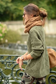 militar style...if it looks fab WEAR IT Autumn Green, Outfit Mujer, Moda Boho, Looks Style, Mode Inspiration, Mode Outfits, Look Fashion, Passion For Fashion