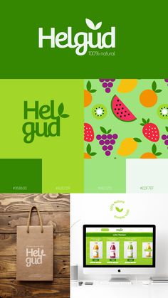 the logo for helquid is displayed on top of a computer screen and in front of a wooden wall